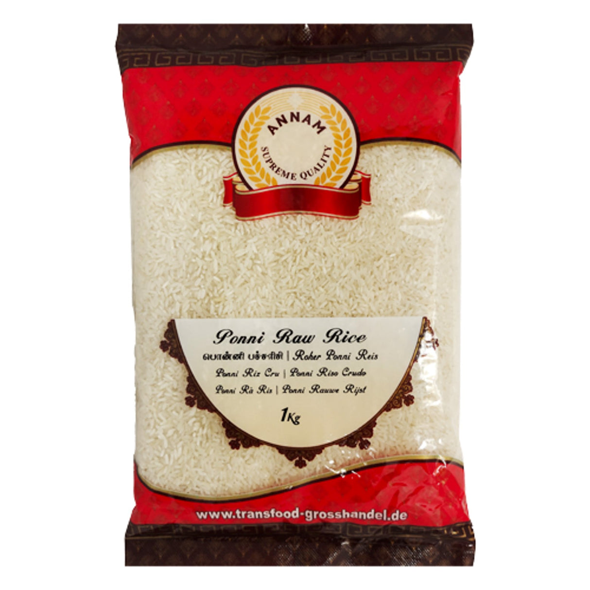 Annam Ponni Raw Rice - 1Kg