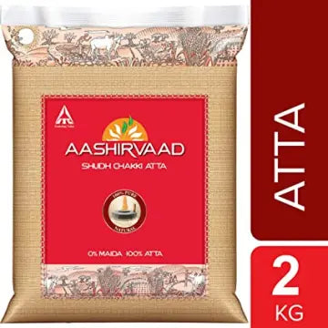 Aashirvaad Whole Wheat Atta - 2Kg Aashirvaad