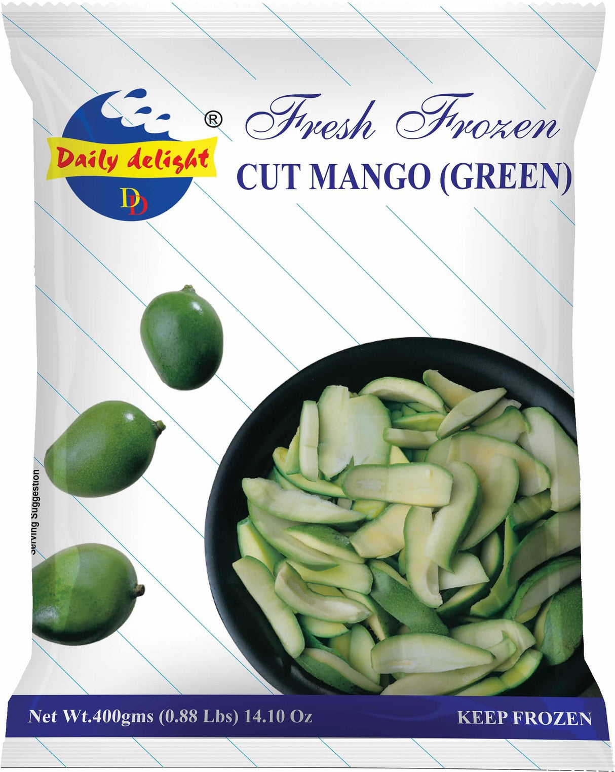 Daily Delight CUT MANGO (UNRIPE) 400g Daily Delight