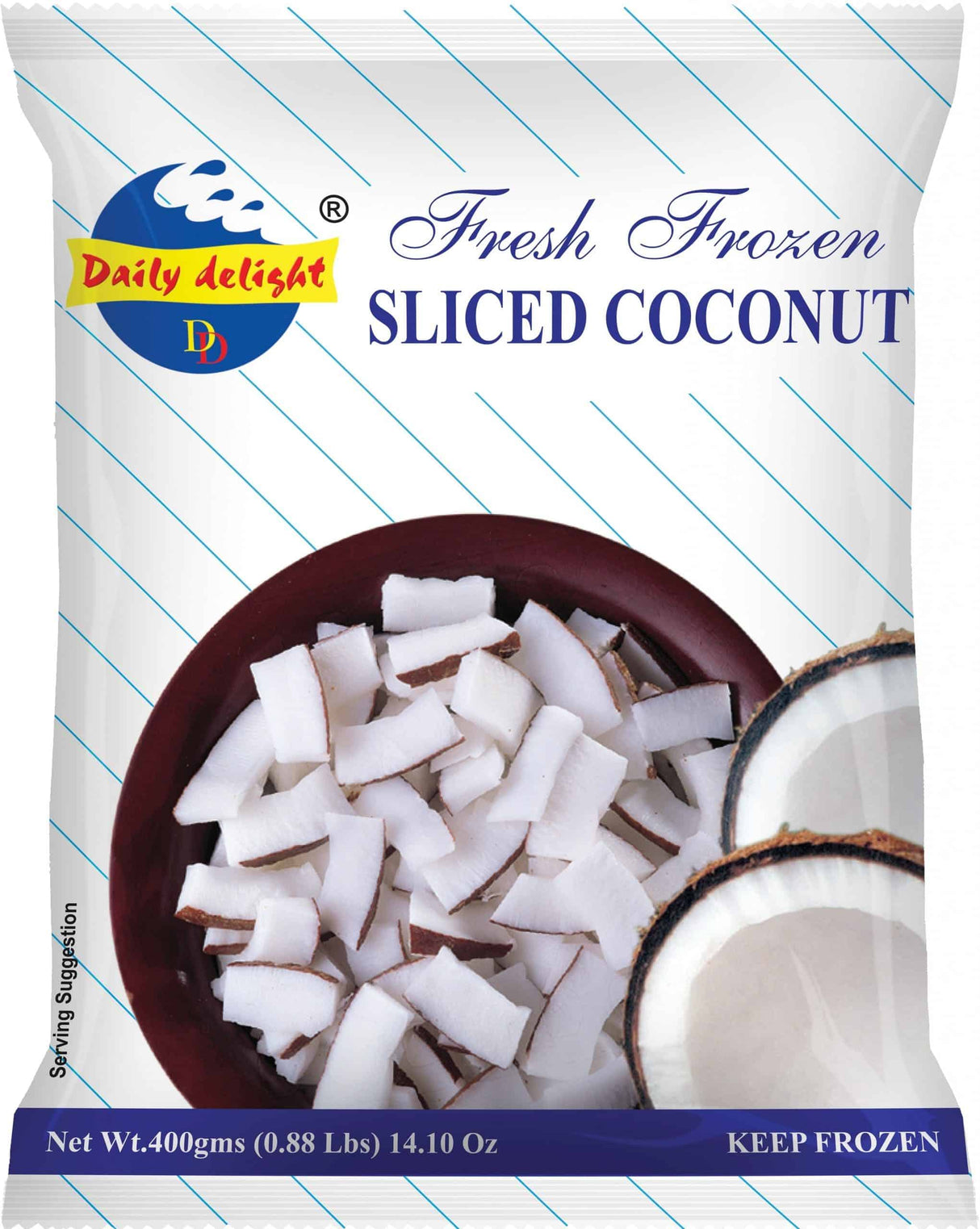 Daily Delight SLICED COCONUT 400g