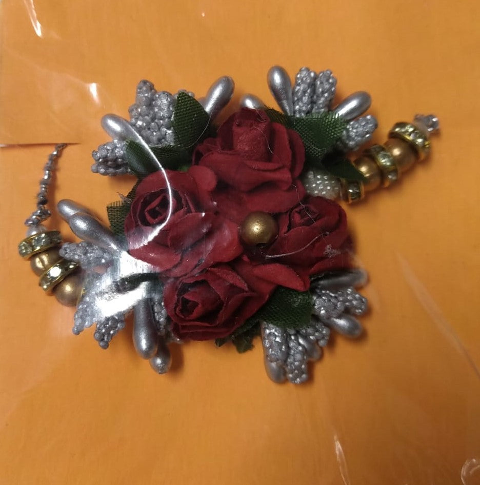 Traditional Karigari Rakhi (Red)