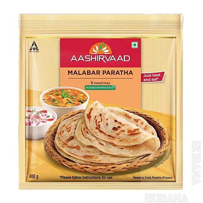 Aashirvaad Malabar Paratha 400g (5 Pieces)