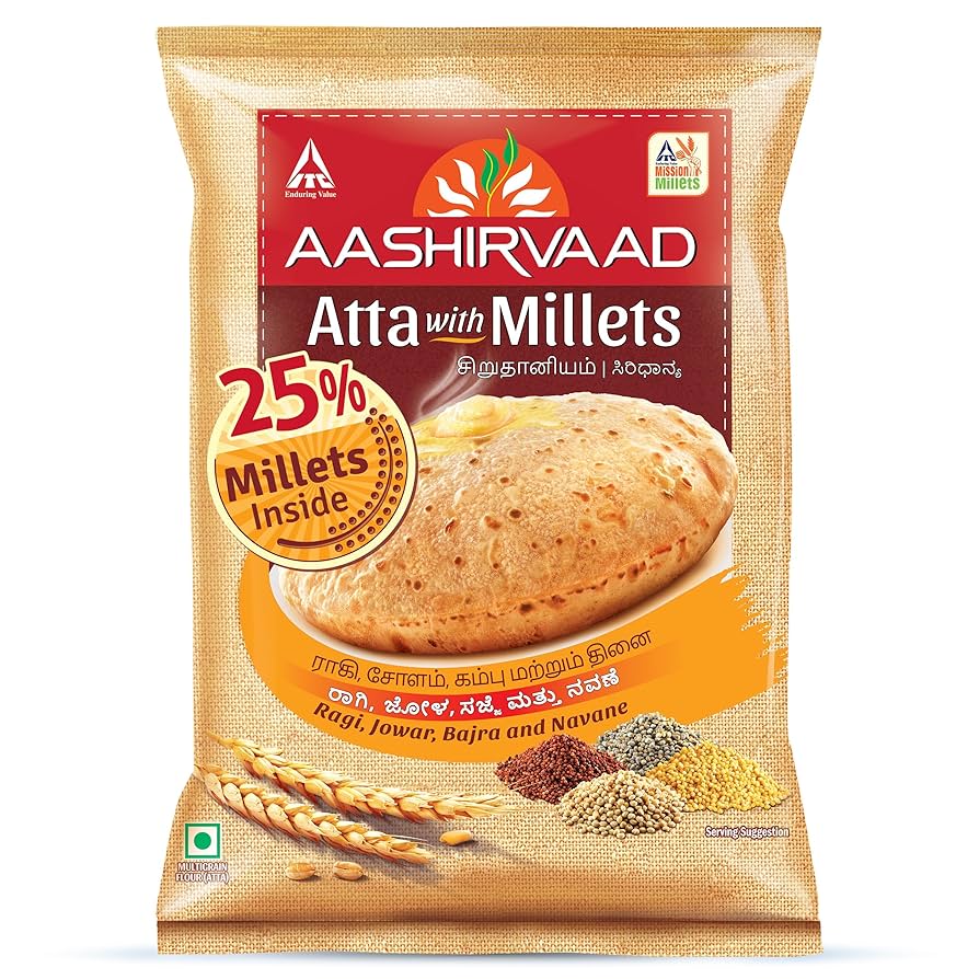 Aashirvaad Atta with Millets 2.2Kg