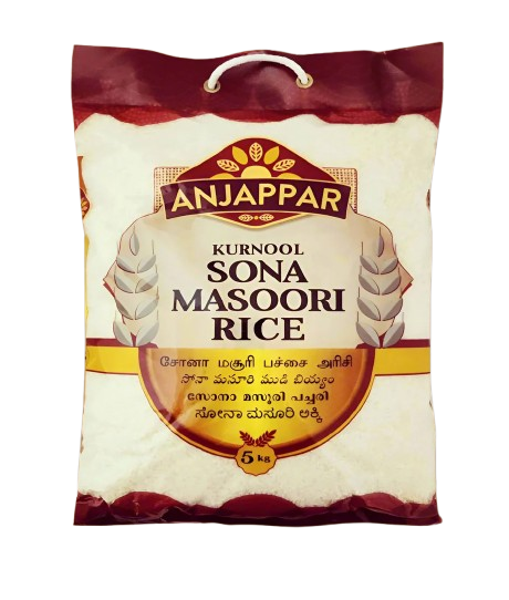 Anjappar Kurnool Sona Masoori Rice 5Kg