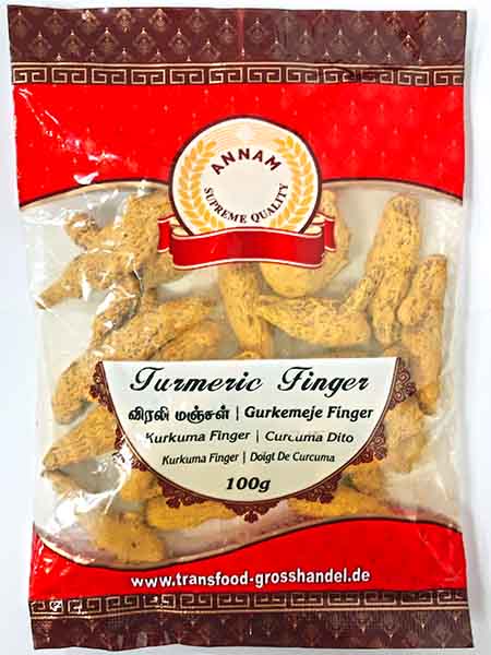 Annam Turmeric Finger (Haldi) 100g Annam