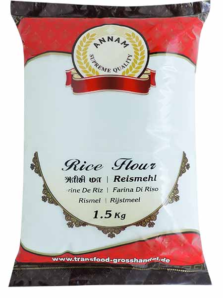 Annam Unroasted White Rice Flour 1.5 Kg
