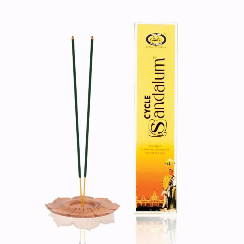 Cycle Sandalum Agarbathi | Incense Sticks 85g (With Free Match Box) Cycle