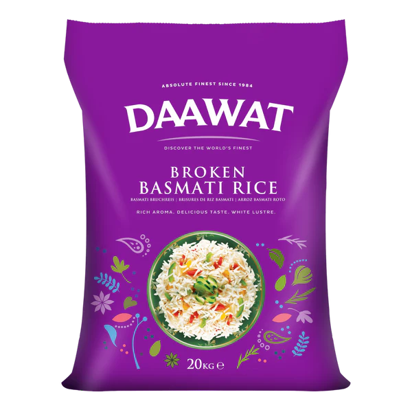 Daawat Broken Basmati Rice 20Kg