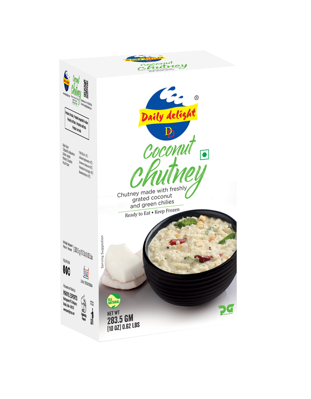 Daily Delight Coconut Chutney 284g Daily Delight