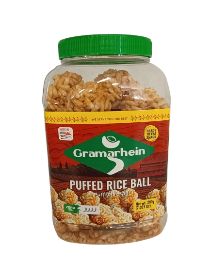 Gramarhein Puffed Rice Balls | Pori Urandai | Murmura Laddu 200g