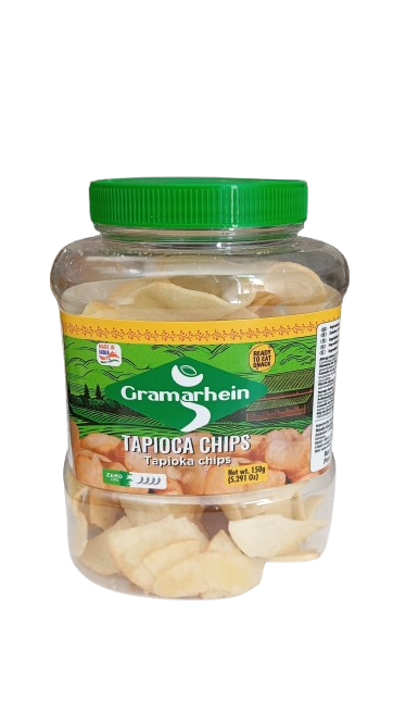 Gramarhein Tapioca Chips 150g (Zero Spice) Jar