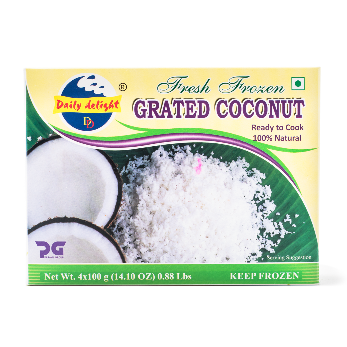 Daily Delight Grated Coconut 4x100g