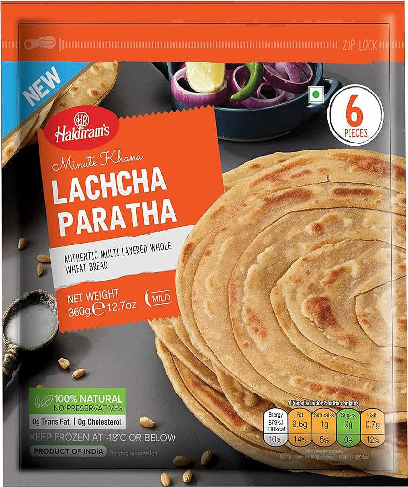 Haldiram's Lachcha Paratha 360g (Frozen)