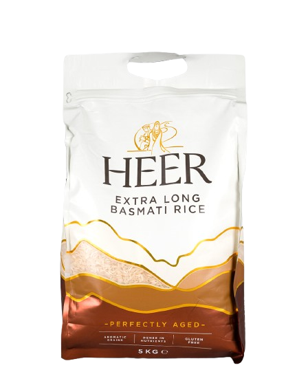 Heer Extra Long Basmati Rice - 5Kg