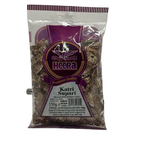 Heera Katri Supari | Betel Nut |Areca Nut (Round Sliced) 150g