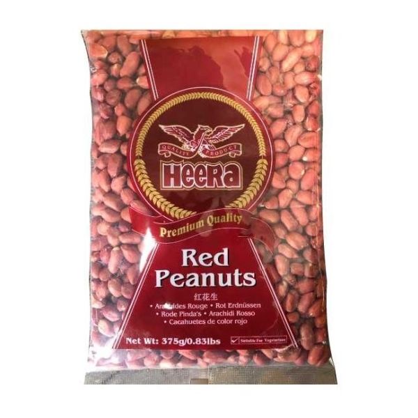 Heera Peanuts | Groundnuts (Red) 375g Heera