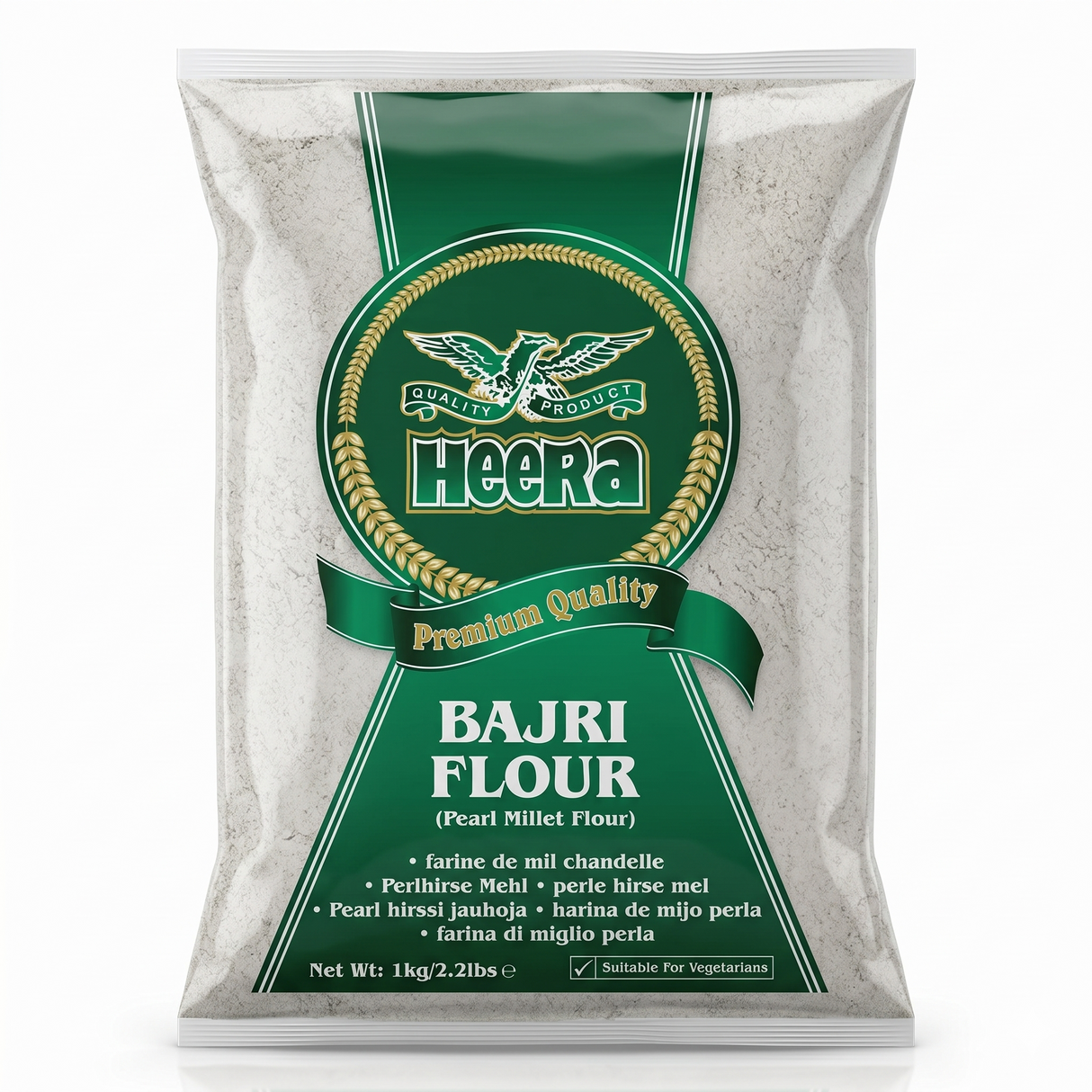 Heera Pearl Millet / Kambu / Sajjau / Bajri / Bajra - Flour 1Kg Heera