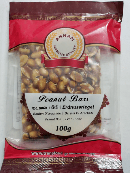 Annam Peanut Bars / Chikki / Kadala Mitthai 100g
