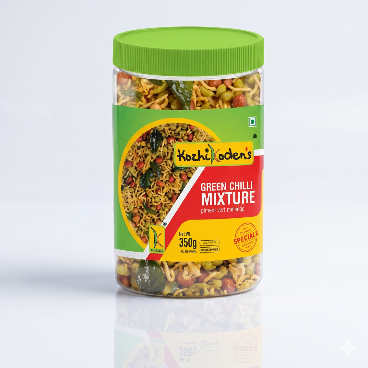 Kozhikoden's Green Chilli Mixture 350g Kozhikoden's