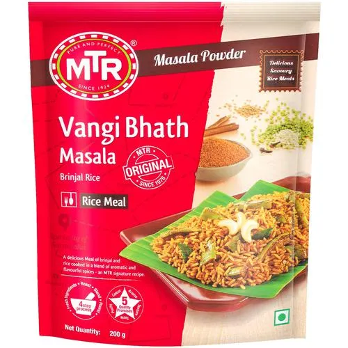 MTR Vangi Bhath Powder 100g (Best Before: End Jul 2024)