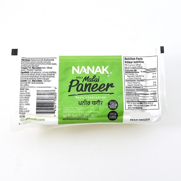 Nanak MALAI PANEER BLOCK 400g (Frozen)