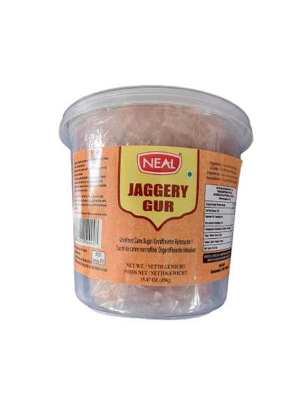 Neals Kohlapuri Jaggery Gur (Unrefined Cane Sugar) 450g