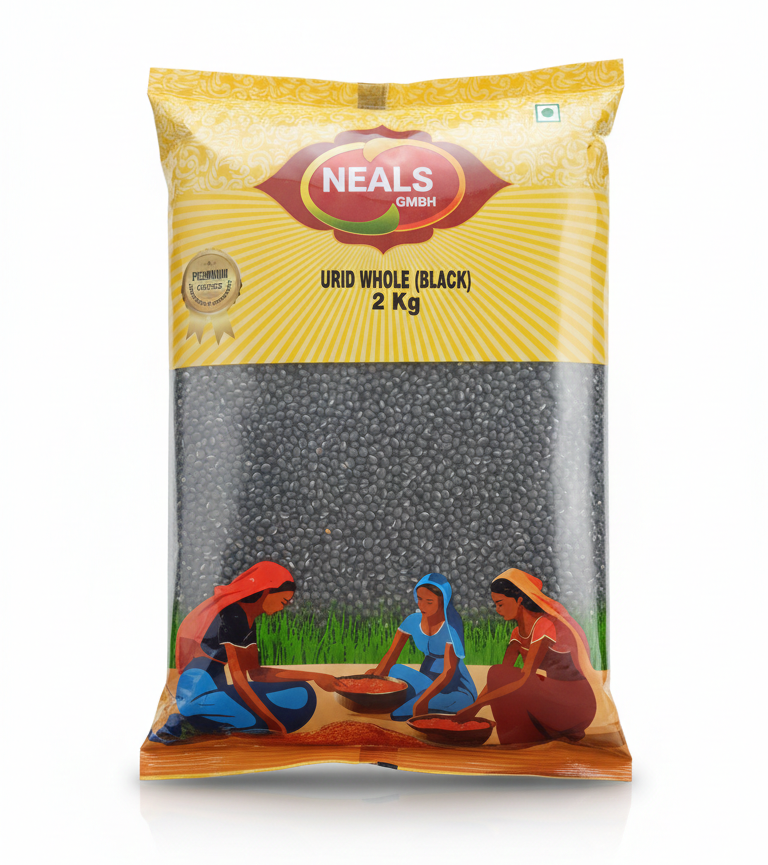 Neals Urad/Urud/Urid Whole Black (with Skin) 2 Kg Neals