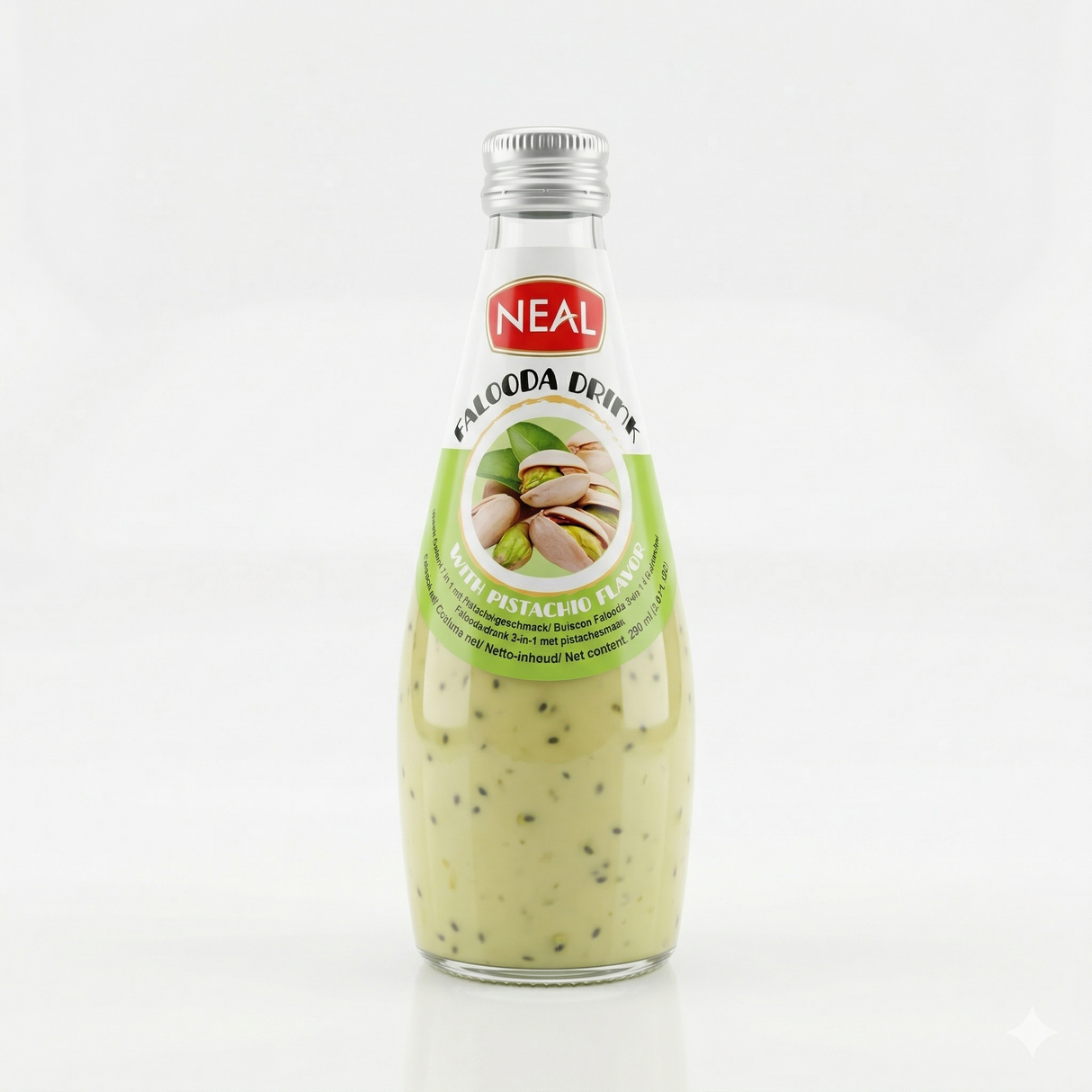 Neals Falooda Drink With Basil Seeds (Pistachio Flavour) 290ml