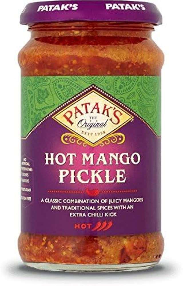 Patak's Hot Mango Pickle 283g Patak's