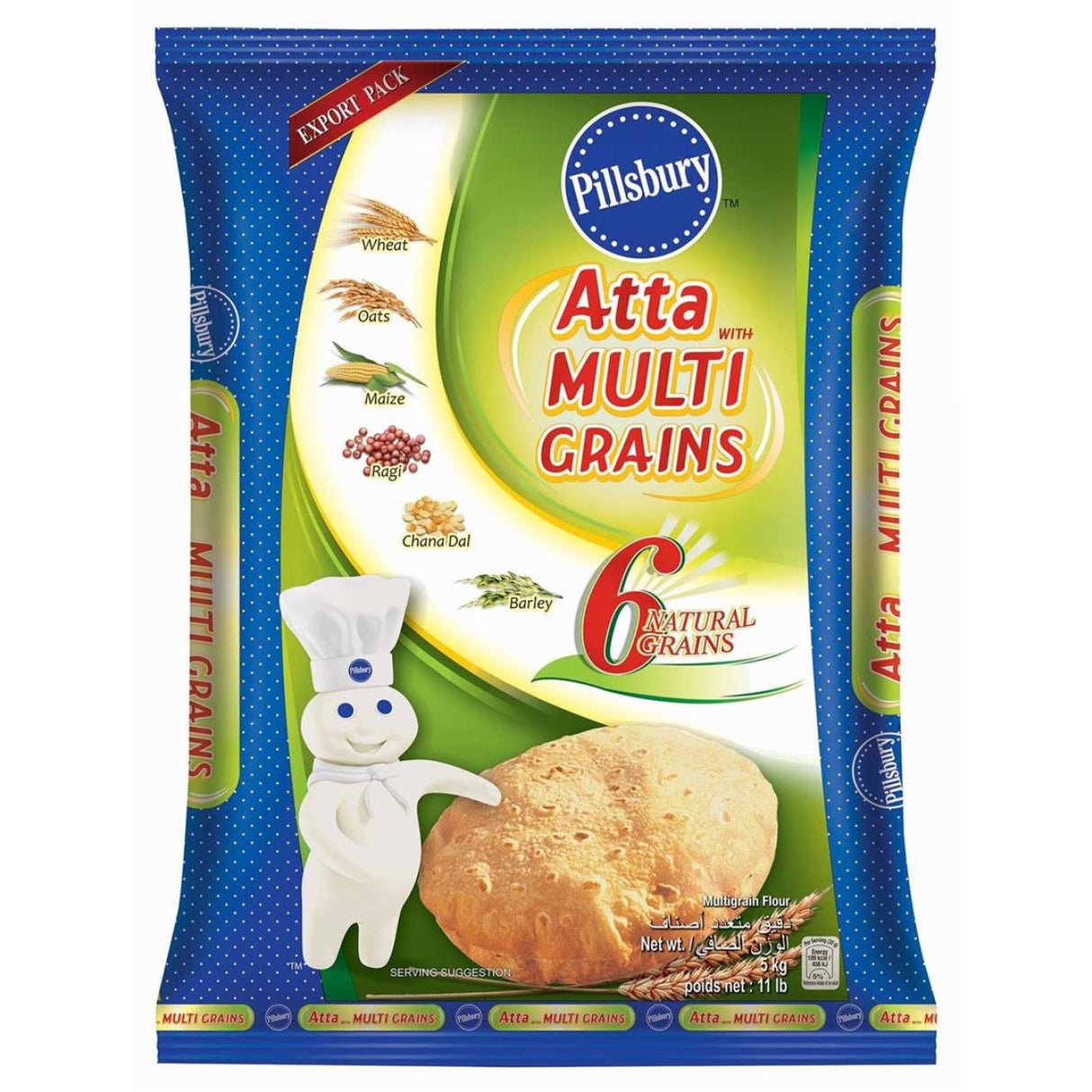 Pillsbury Multigrain Atta 1Kg (BestBefore: 4 Feb 2025)