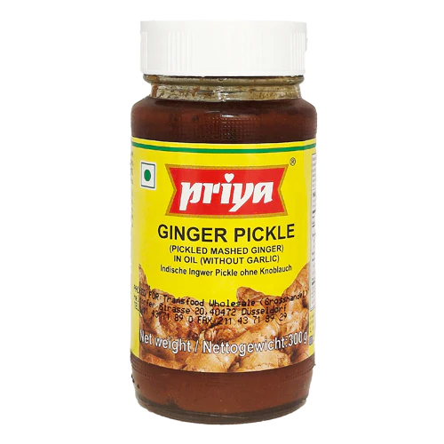 Priya GINGER PICKLE (WITHOUT GARLIC) 300G