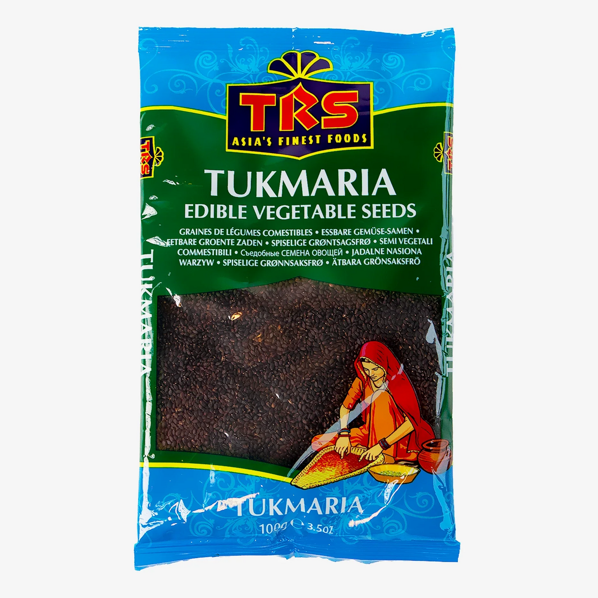 TRS Tukmaria | Basil Seeds | Sabja Seeds | Basilikum Samen 100g TRS