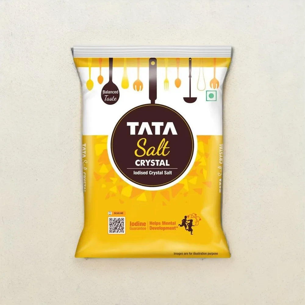 Tata Salt Crystal | Iodised Crystal Salt | Kalluppu 1Kg