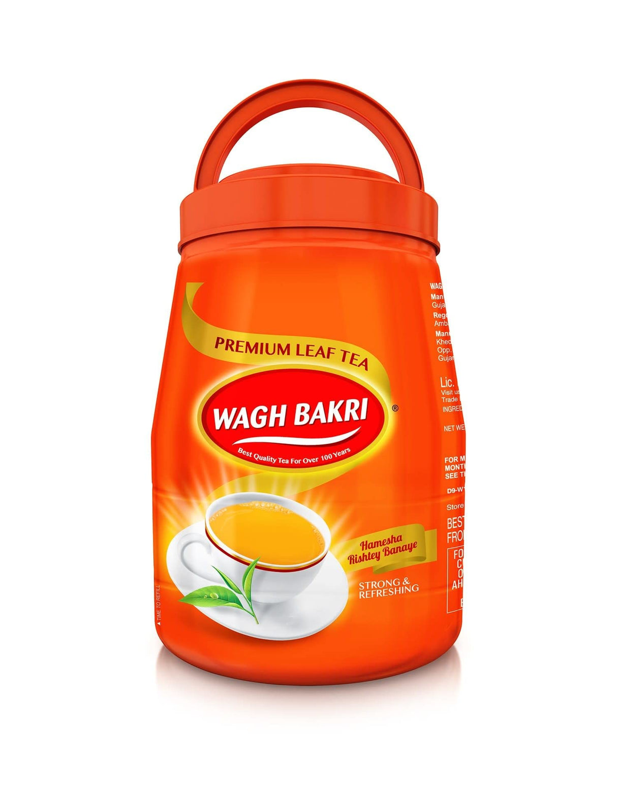 Wagh Bakri Premium Tea 1Kg Jar Wagh Bakri