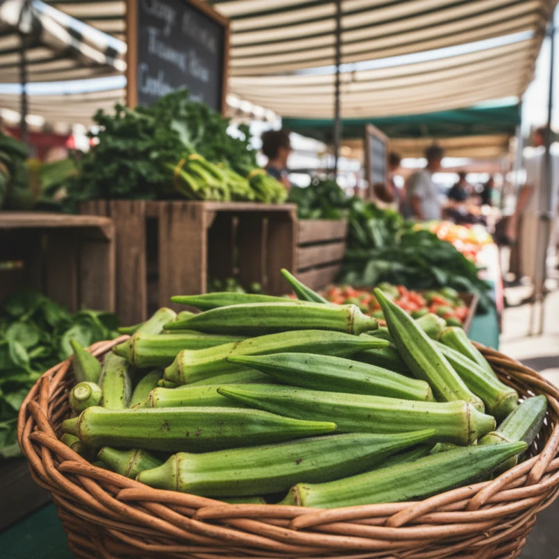 Fresh Okra | Bhindi | Ladies Finger 500g Generic