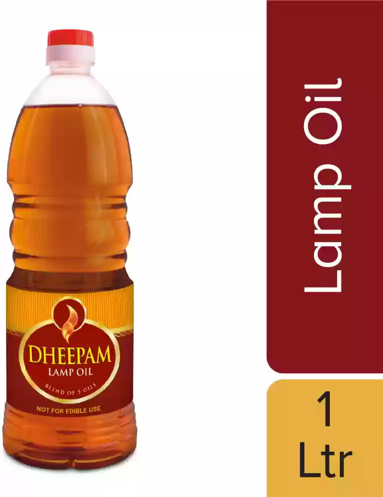 Deepam Lamp Oil (Blend of Five Oils) 1 Litre