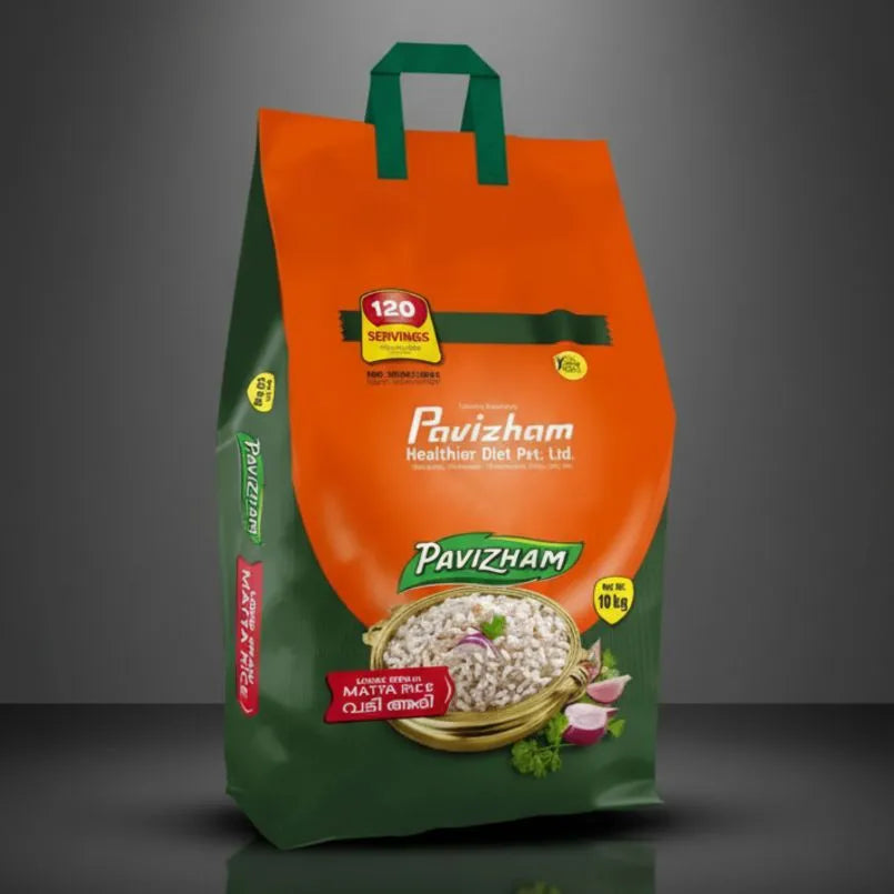 Pavizham Palakkadan Vadi Matta Rice 10Kg
