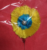 Traditional Resham Rakhi (Yellow & Blue)