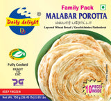 Daily Delight MALABAR POROTTA Family Pack (10 Pieces) 750g