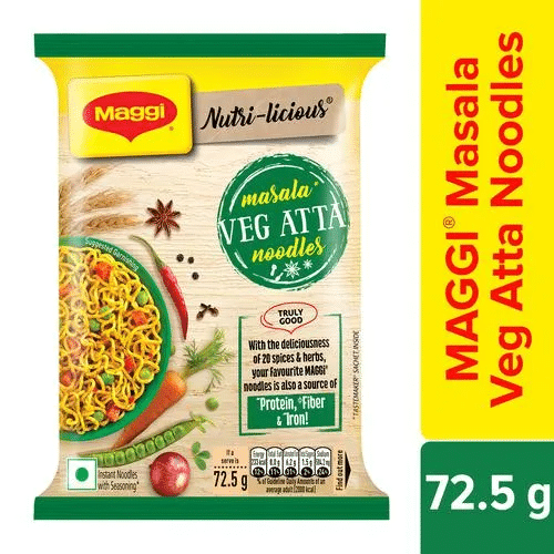 Maggi Masala Veg Atta Noodles 72.5g