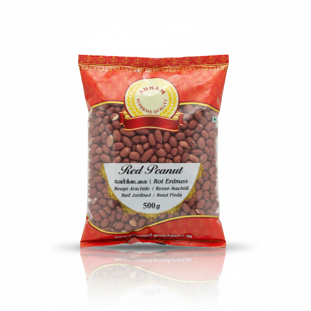 Annam Peanuts | Groundnuts (Red) 500g