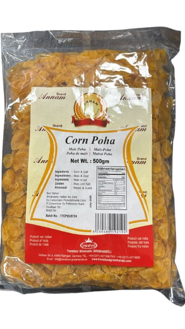Annam Corn Poha | Flaked Corn 500g