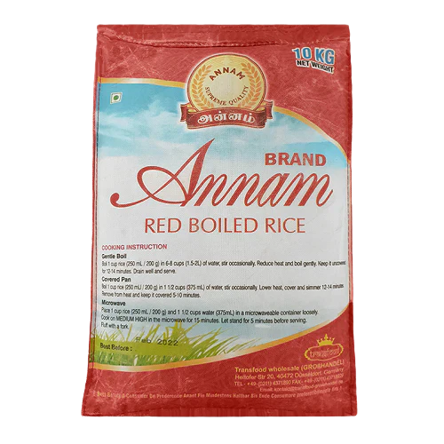 Annam Palakkadan Matta Rice | Red Boiled Rice 10Kg