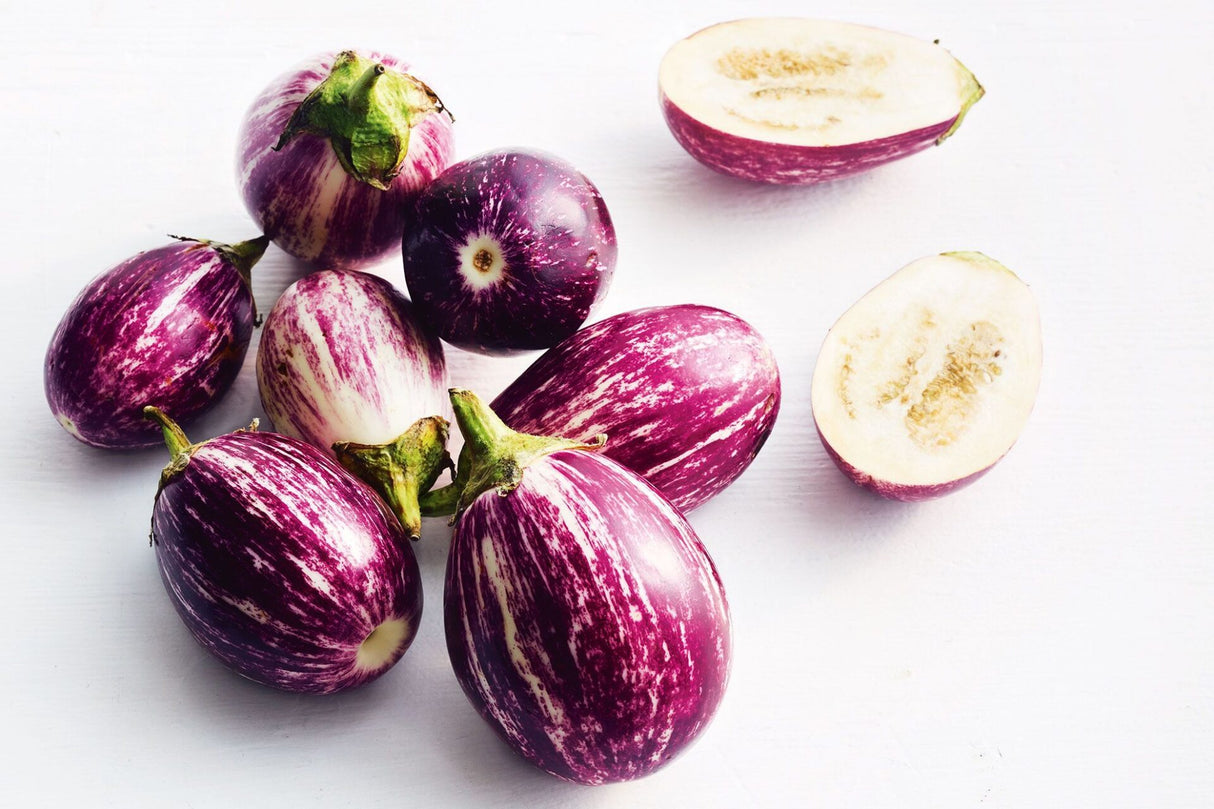 Fresh Indian Brinjal / Baingan / Kathari / Aubergine (Purple) - 500g