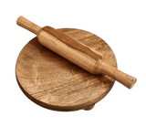 Wooden Chakla Belan |Rolling Board and Pin 1 Set