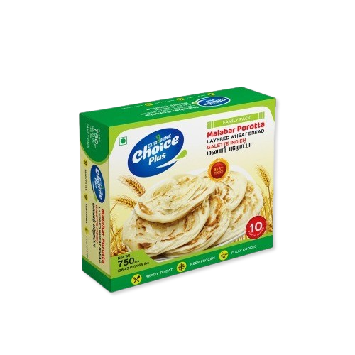 Choice Malabar Porotta Family Pack 750g (10 Pieces)