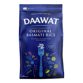 Daawat Original Basmati Rice packaging on a white background