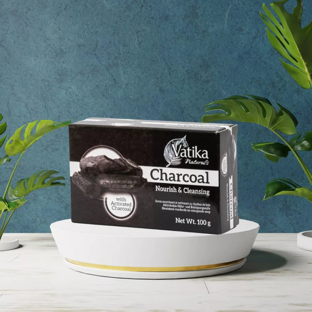 Dabur Vatika Naturals Activated Charcoal Soap 100g