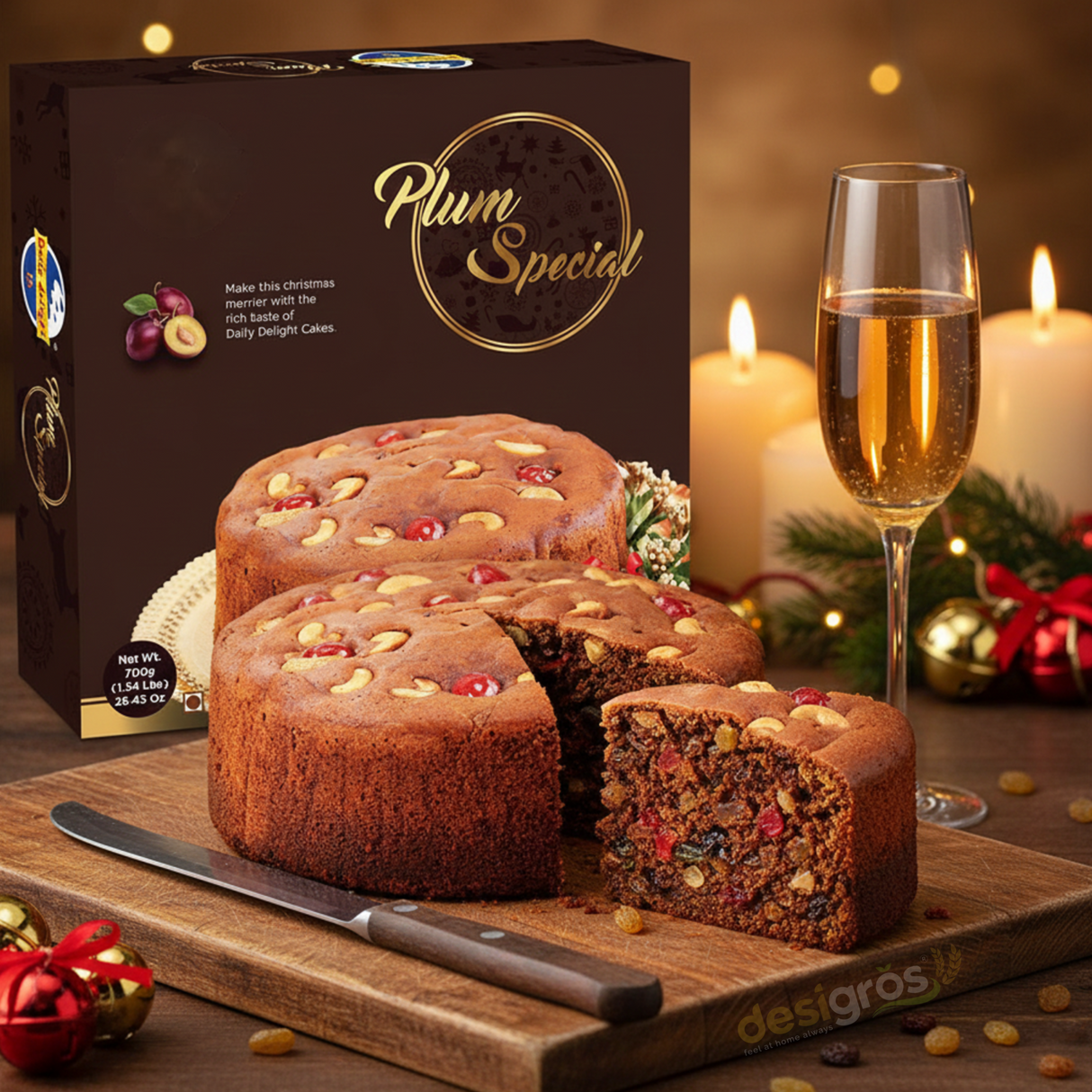 Daily Delight Plum Special Cake 700g