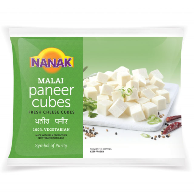 Nanak Asli Malai Paneer Cubes 400g (Frozen)